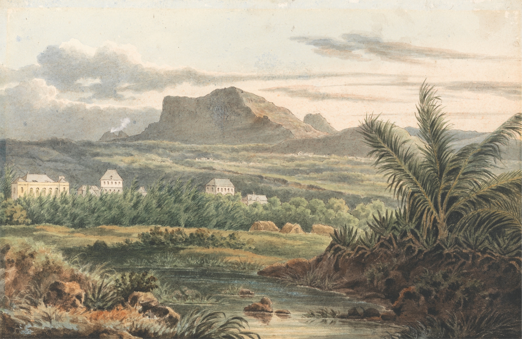 Marine scene depicting sea and sky by Thomas Bradshaw, 1819