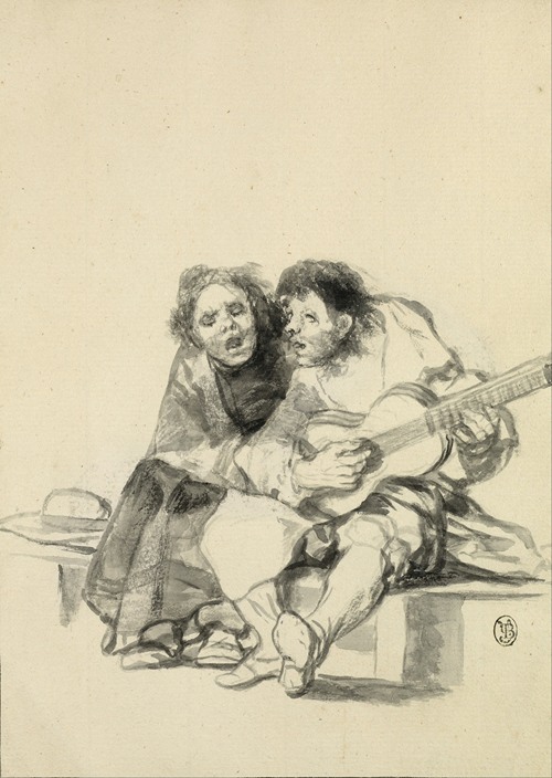 A painting by Francisco de Goya depicting harmony among figures.