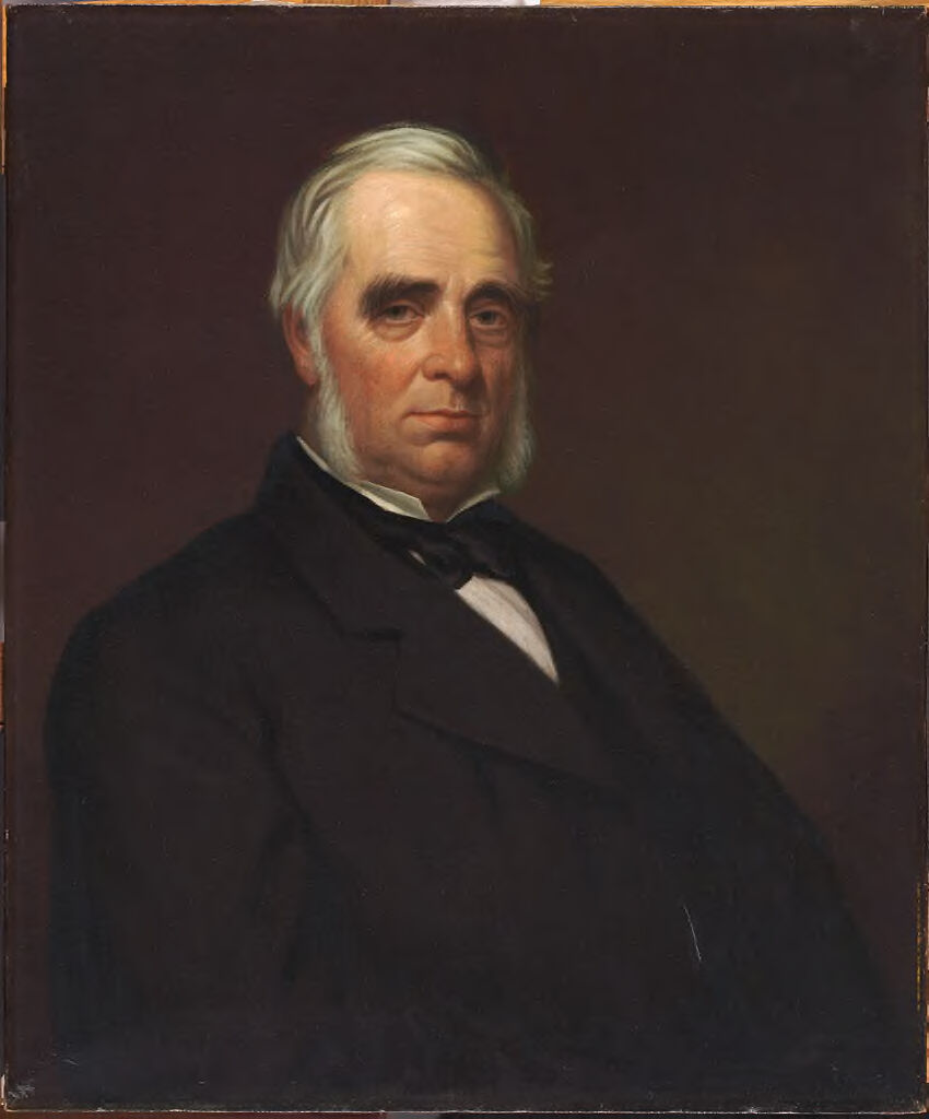 Portrait of Ambrose Lawrence by Thomas Bayley Lawson, oil on canvas