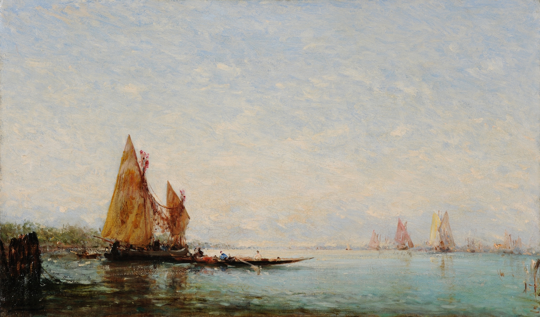 Marine (Constantinople), by Félix Ziem, public domain
