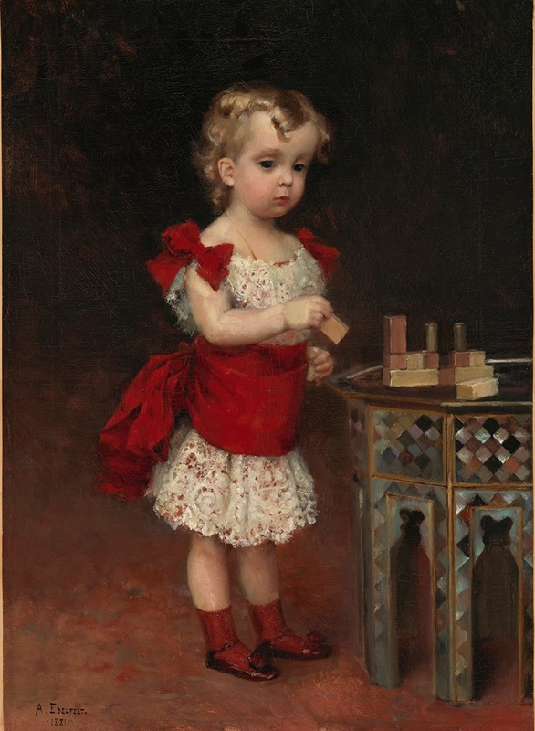 A portrait of Grand Duke Andrei Vladimirovich as a child by Albert Edelfelt.