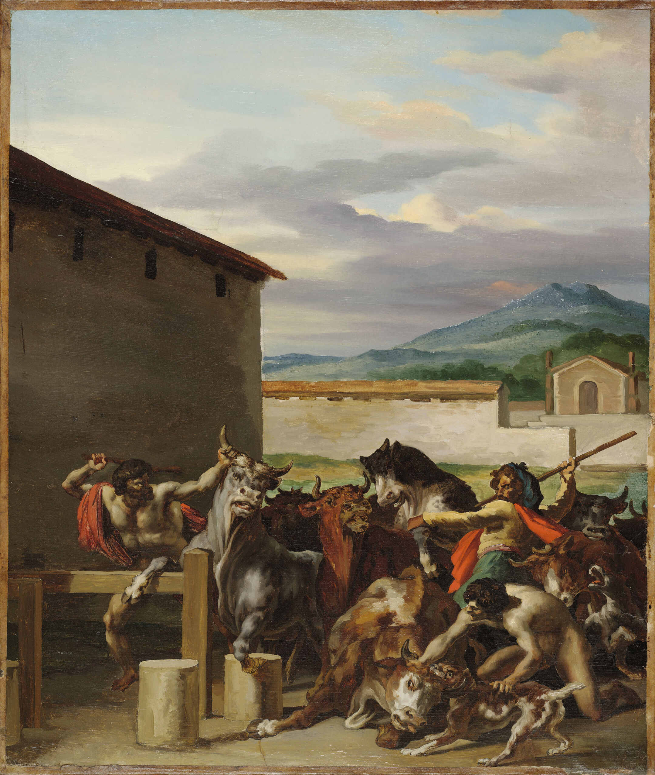 Cattle Market, by Théodore Géricault, public domain