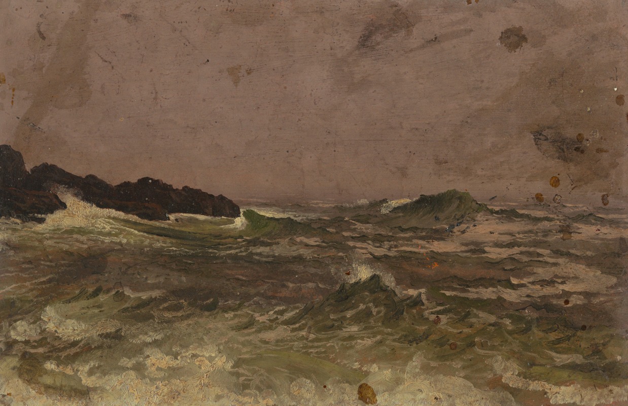 Frederic Edwin Church's 'Maine Coast' captures the beauty of the coastal landscape.