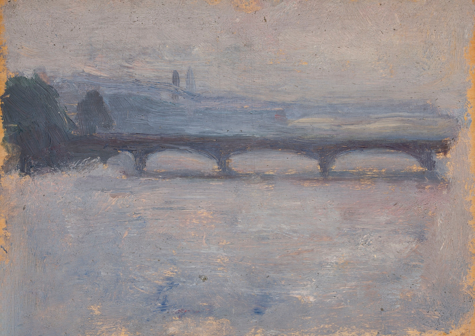 Bridge on the Seine, by Tadeusz Makowski, public domain