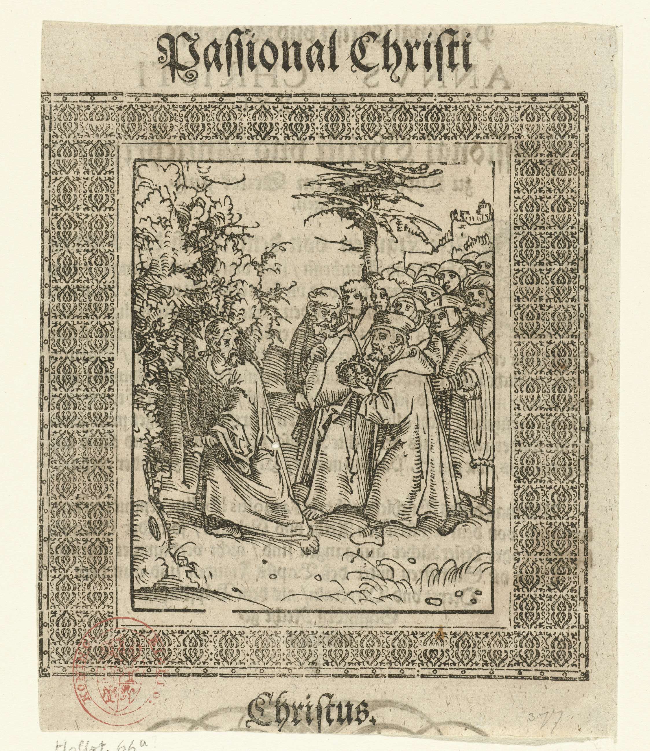Christus vlucht voor de joden die hem willen kronen, by Lucas Cranach (I), public domain