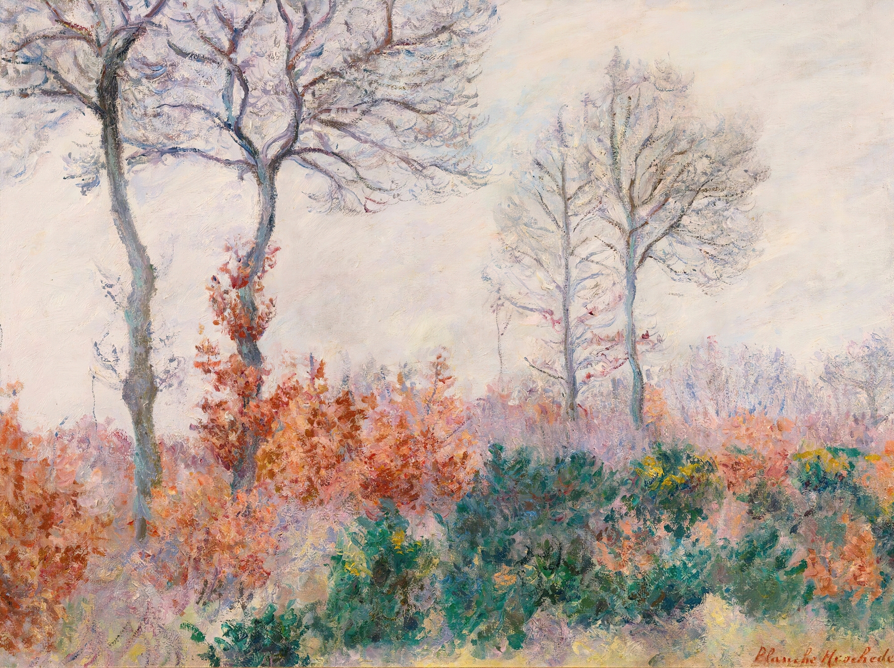 Bois Tailler En Automne, by Blanche Hoschedé-Monet, public domain