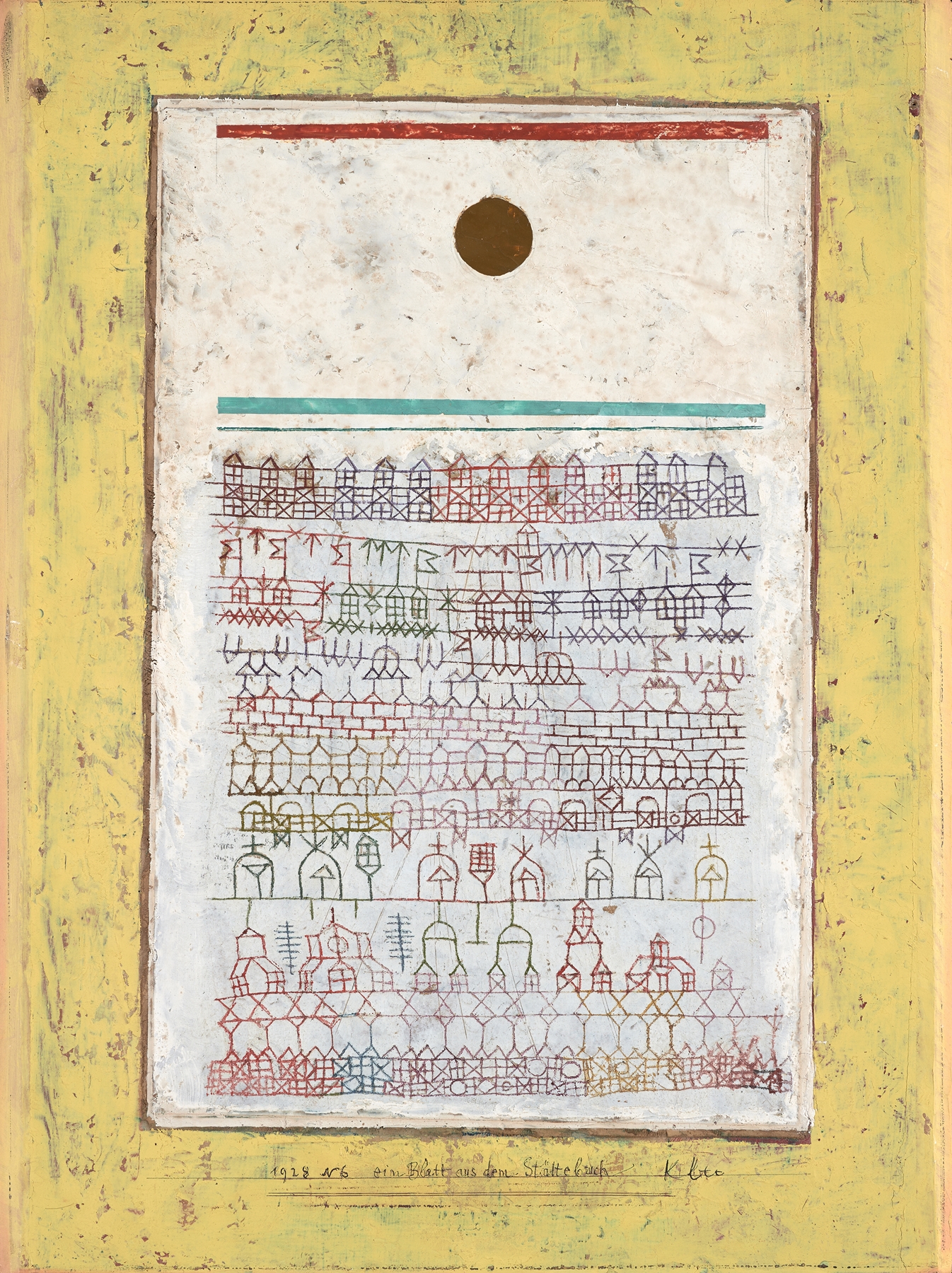 A Page from the Book of Towns, by Paul Klee, public domain