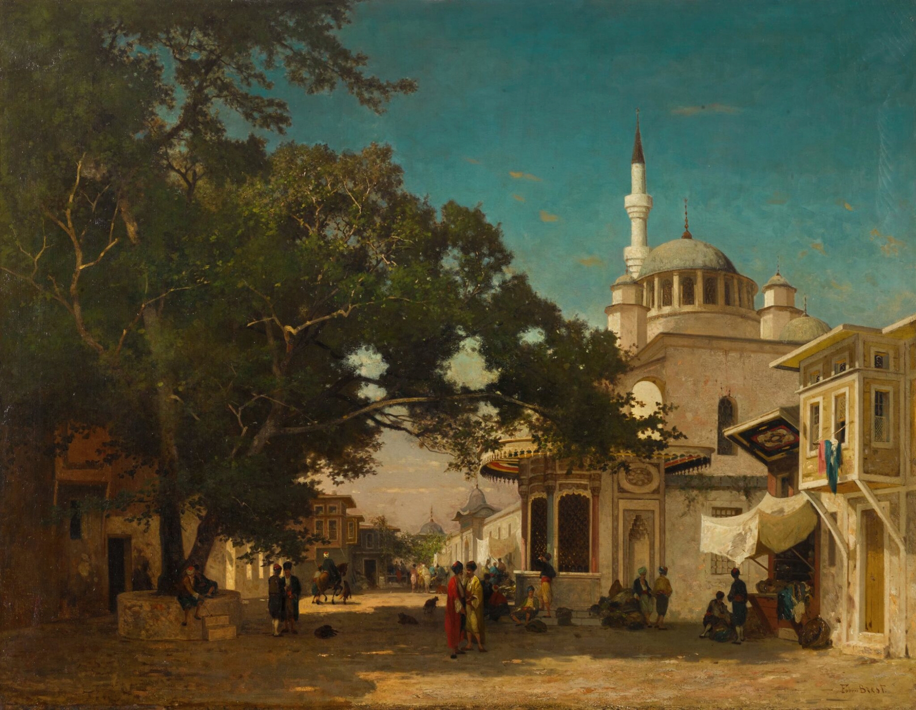 Fountain of Sultan Abdül Hamid I, Islamic Art by Germain Fabius Brest