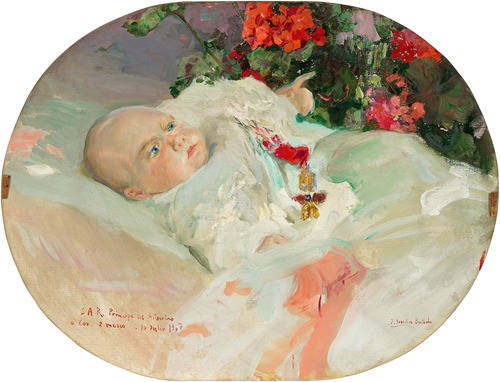 A portrait of a young prince by Joaquín Sorolla.