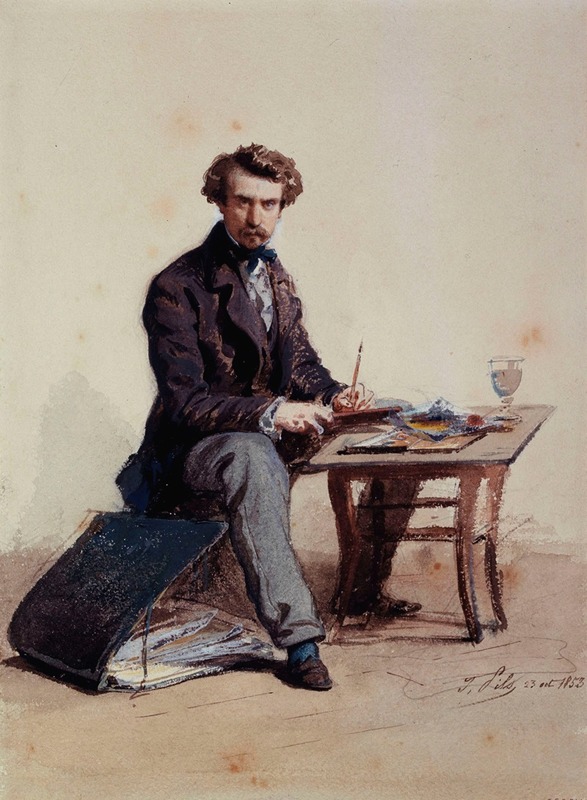 Portrait of the artist Isidore Pils.
