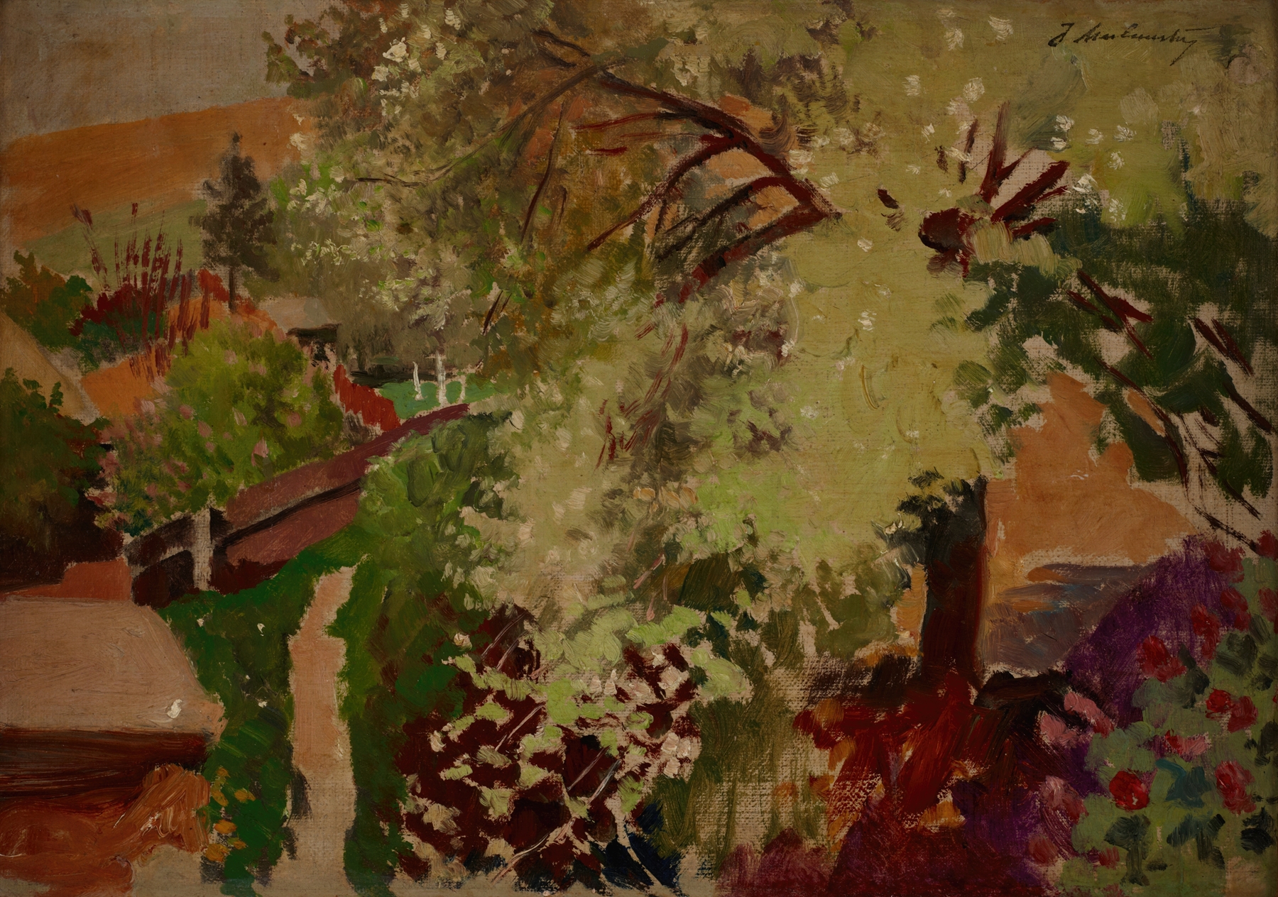 Summer Landscape, by Jacek Malczewski, public domain