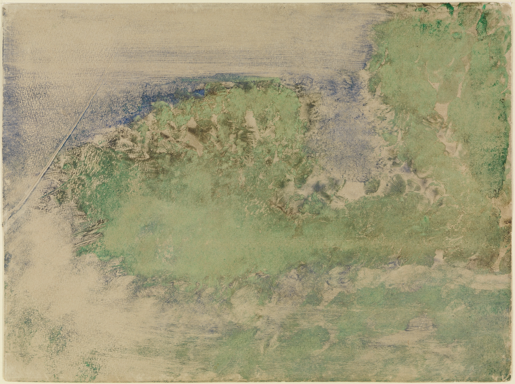Cap Ferrat, by Edgar Degas, public domain