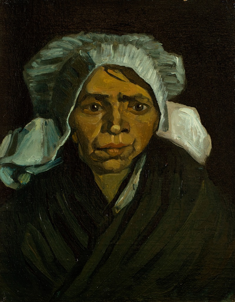 Vincent van Gogh's 'Head of a Peasant Woman' captures the essence of rural life.