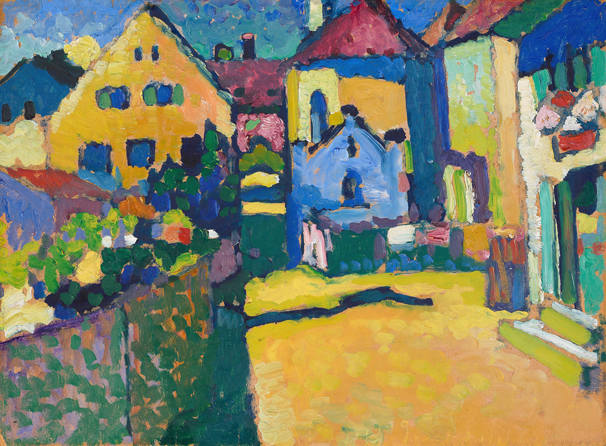 Green Lane in Murnau, by Wassily Kandinsky, public domain