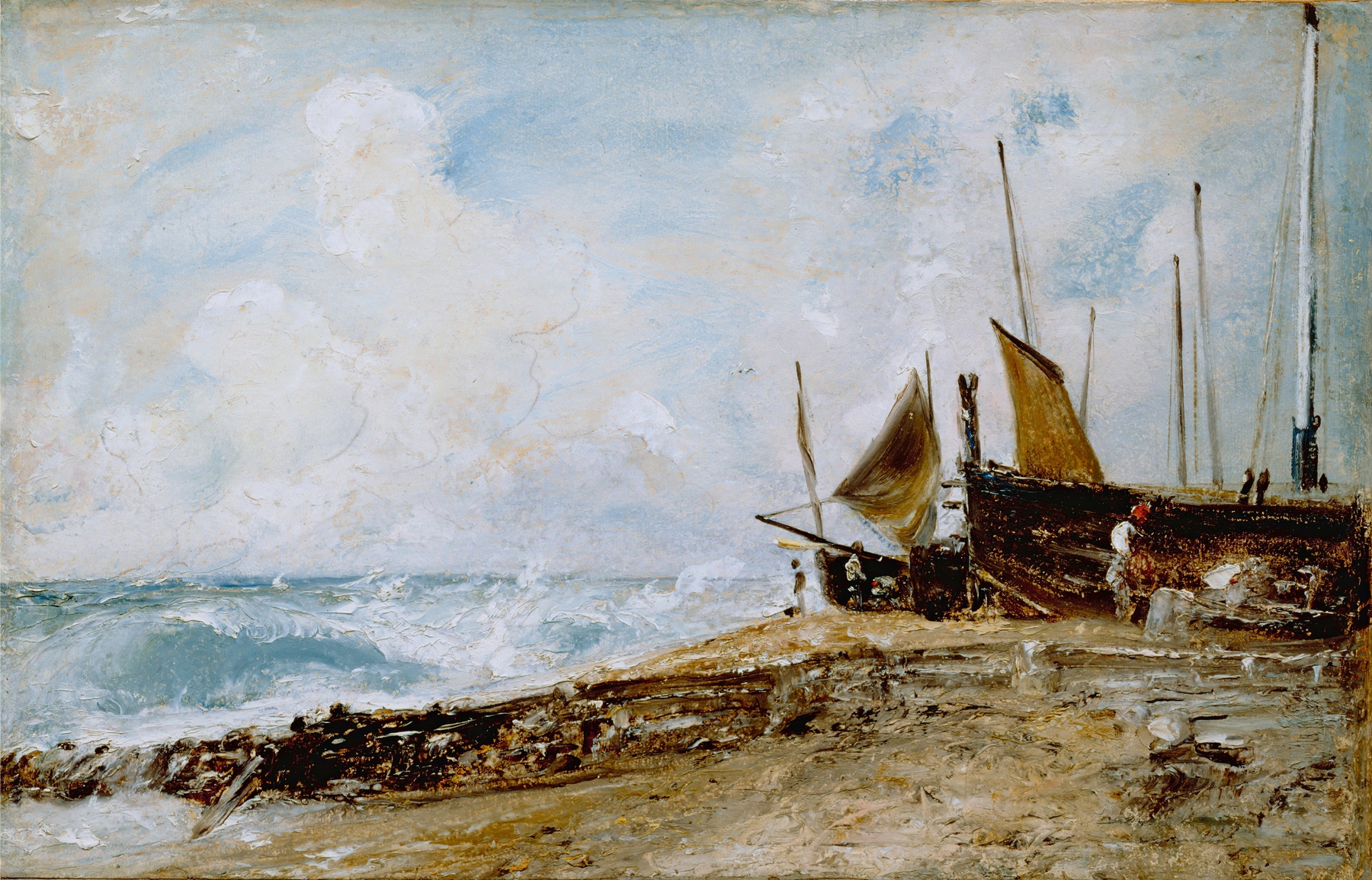 Coast Scene Near Brighton, by John Constable, public domain
