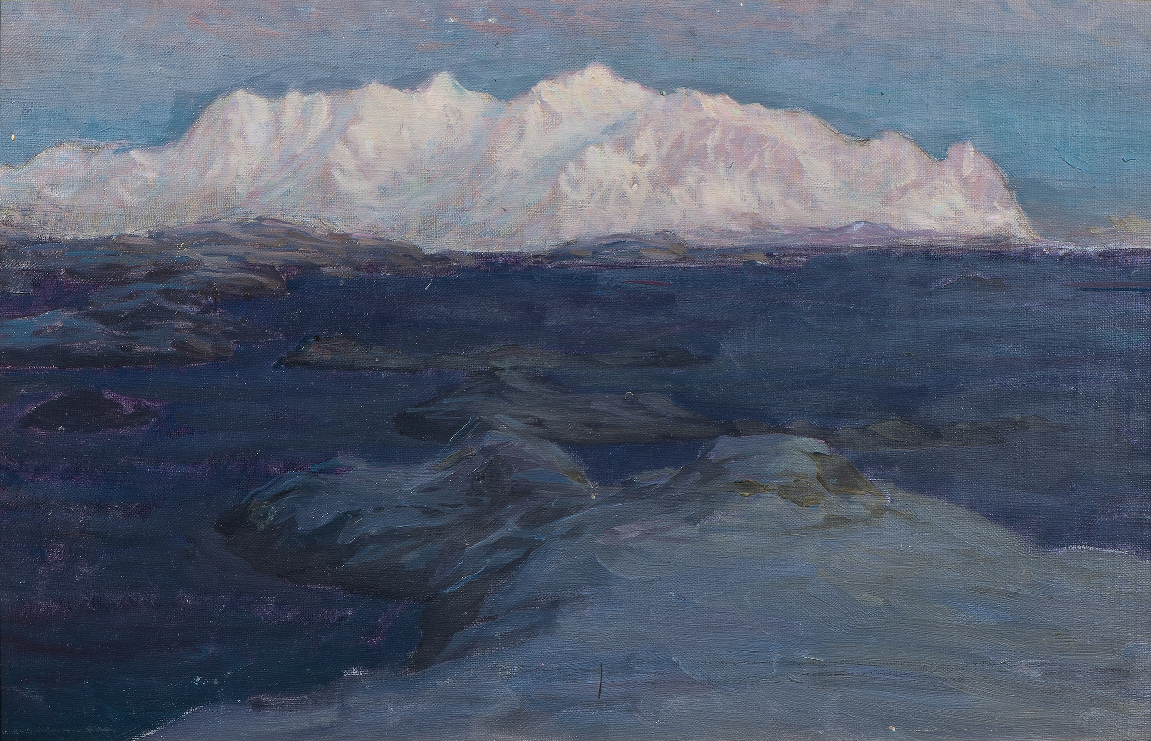 Night over Store Molla. Study from Lofoten, by Anna Boberg, public domain