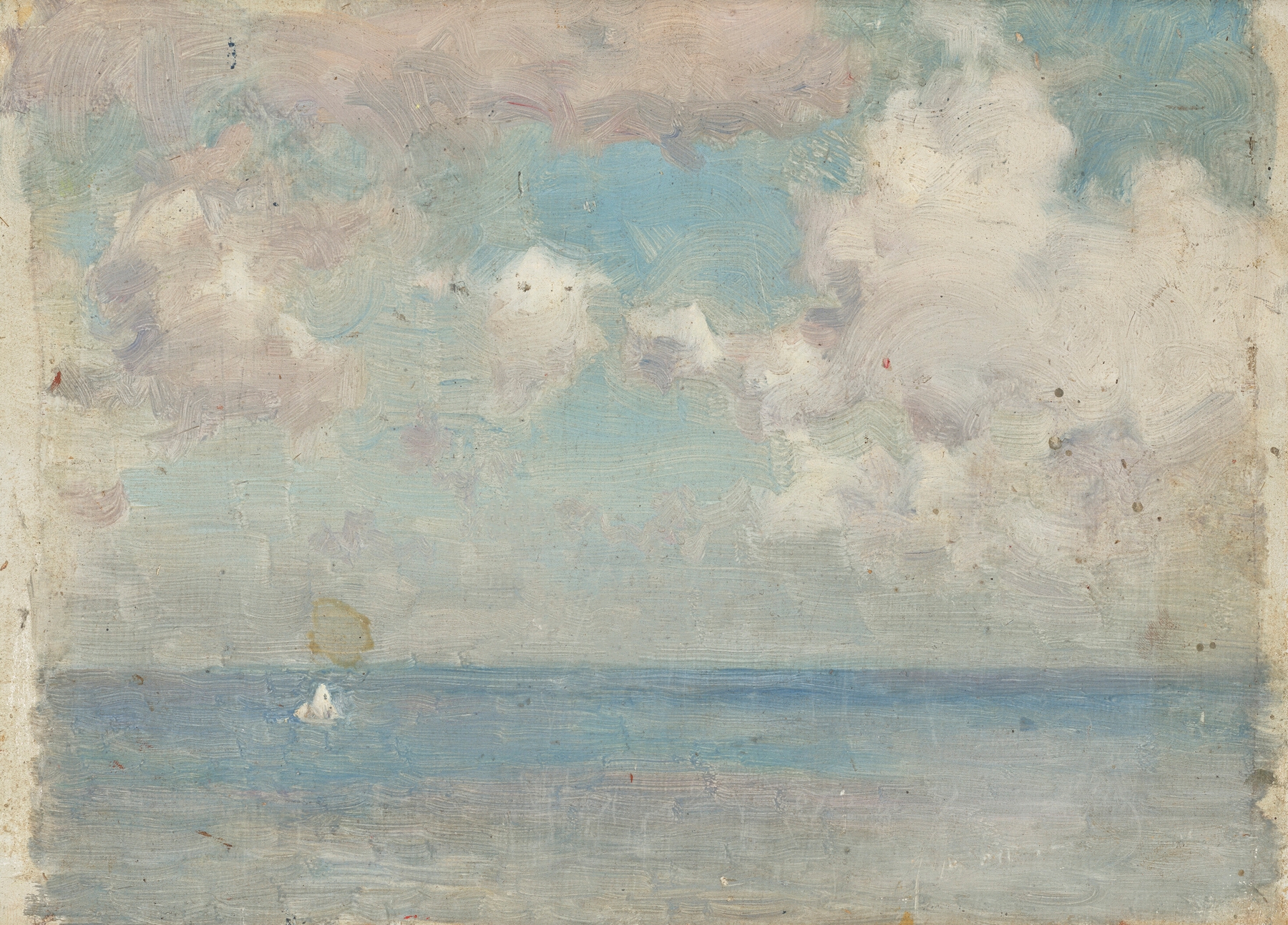 A cloudy seascape, by Henry Scott Tuke, public domain