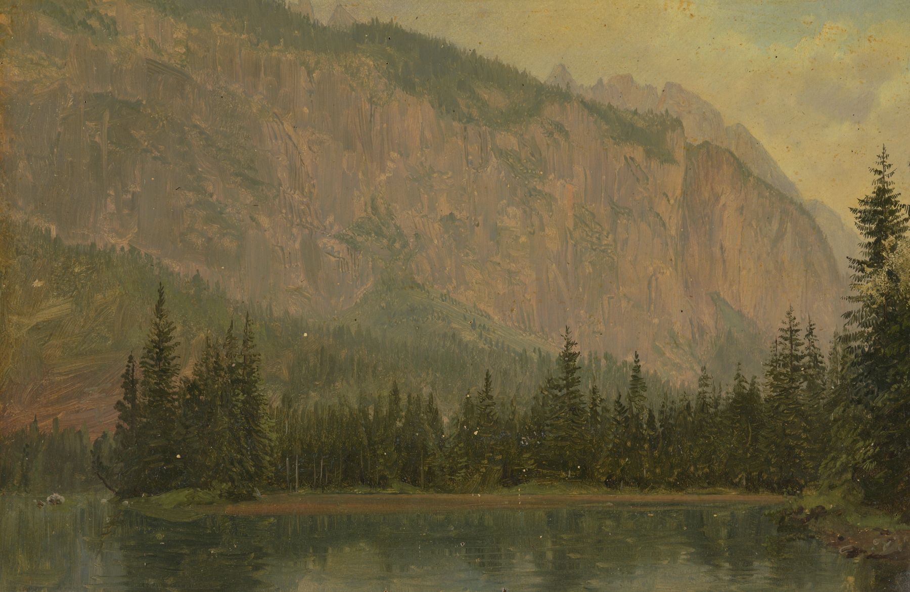 The Hintersee, near Berchtesgaden, Bavaria, by Frederic Edwin Church, public domain
