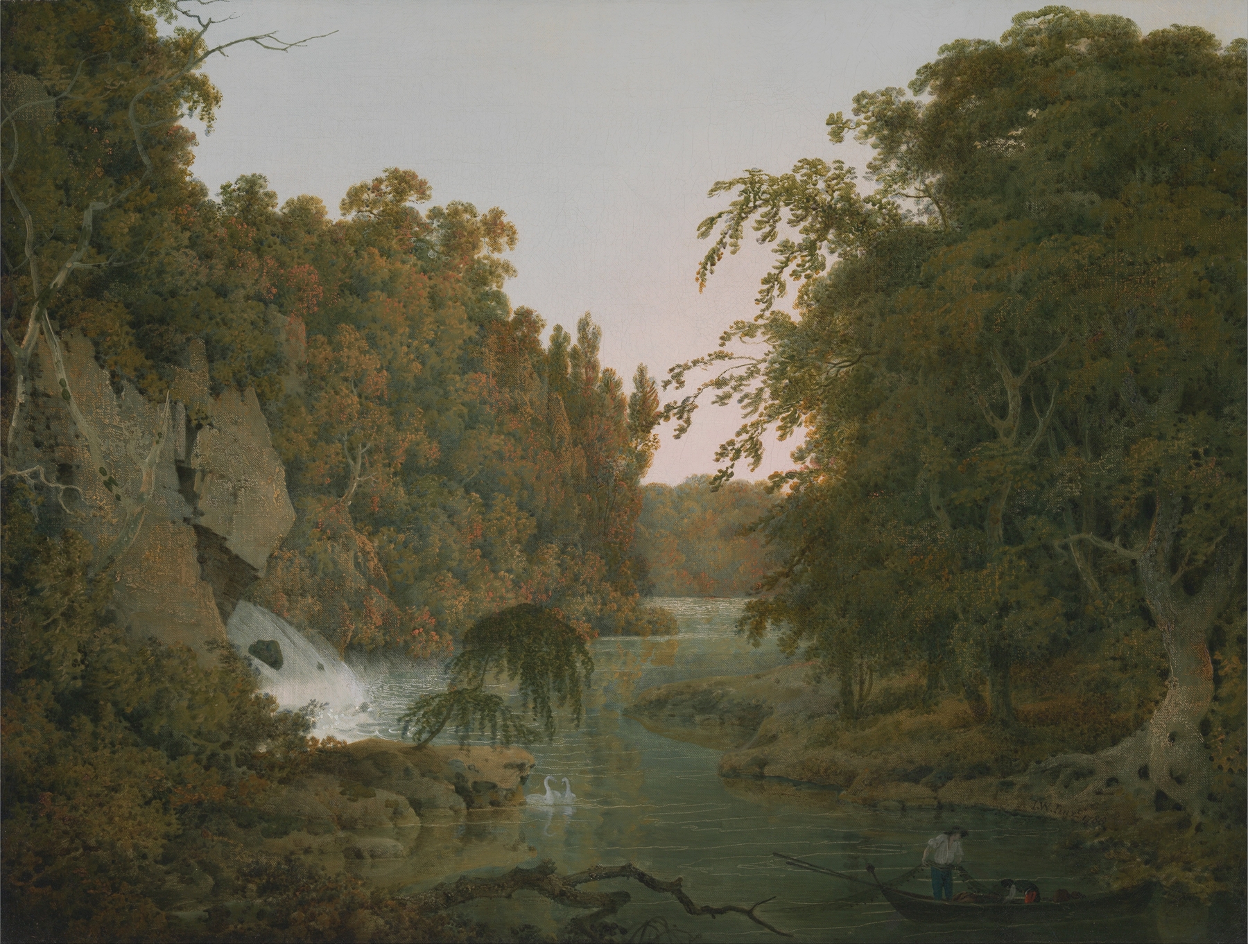 Dovedale, by Joseph Wright of Derby, public domain