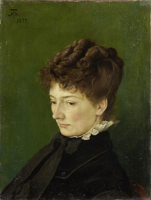 Portrait of Ida Müller, née Scholderer by Hans Thoma.