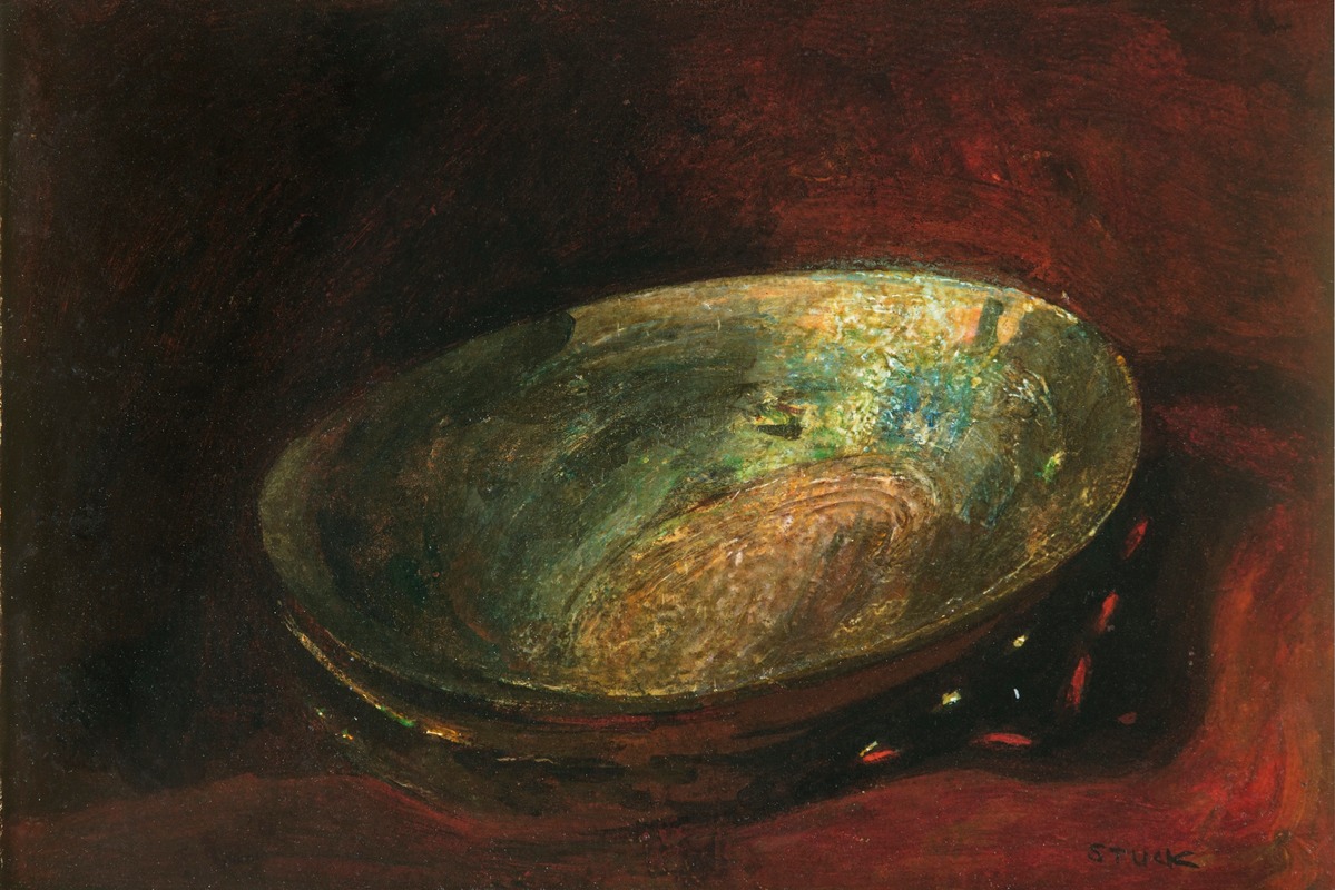 Franz von Stuck's 'Meeresschnecke' captures the beauty of an abalone shell.