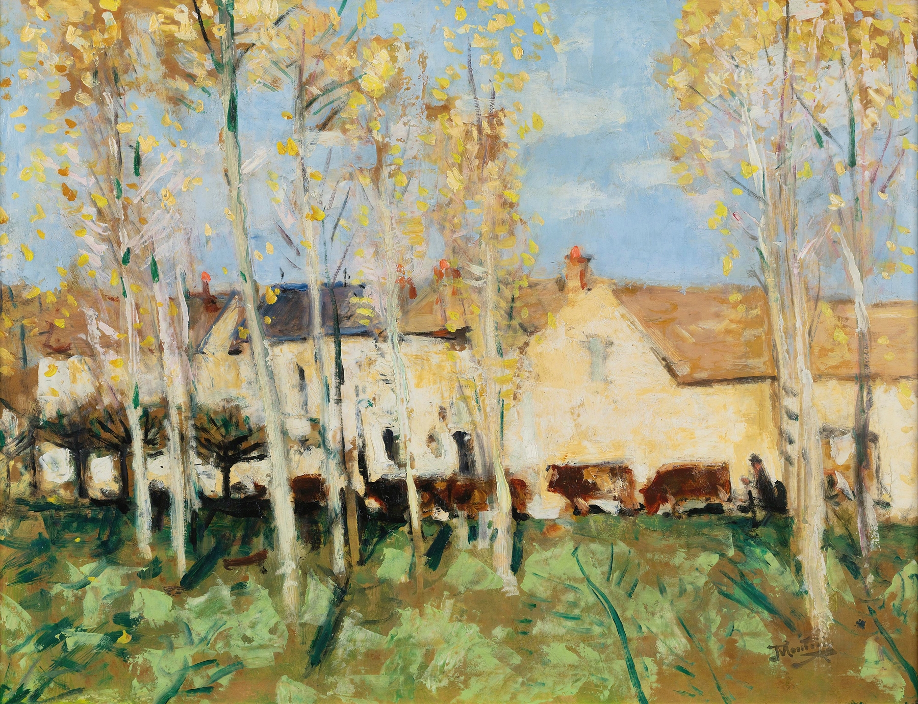 Misy Sur Yonne, by Pierre-Eugène Montézin, public domain