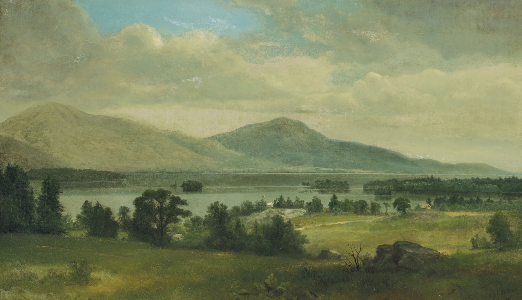 Summer on Lake George, by Asher Brown Durand, public domain