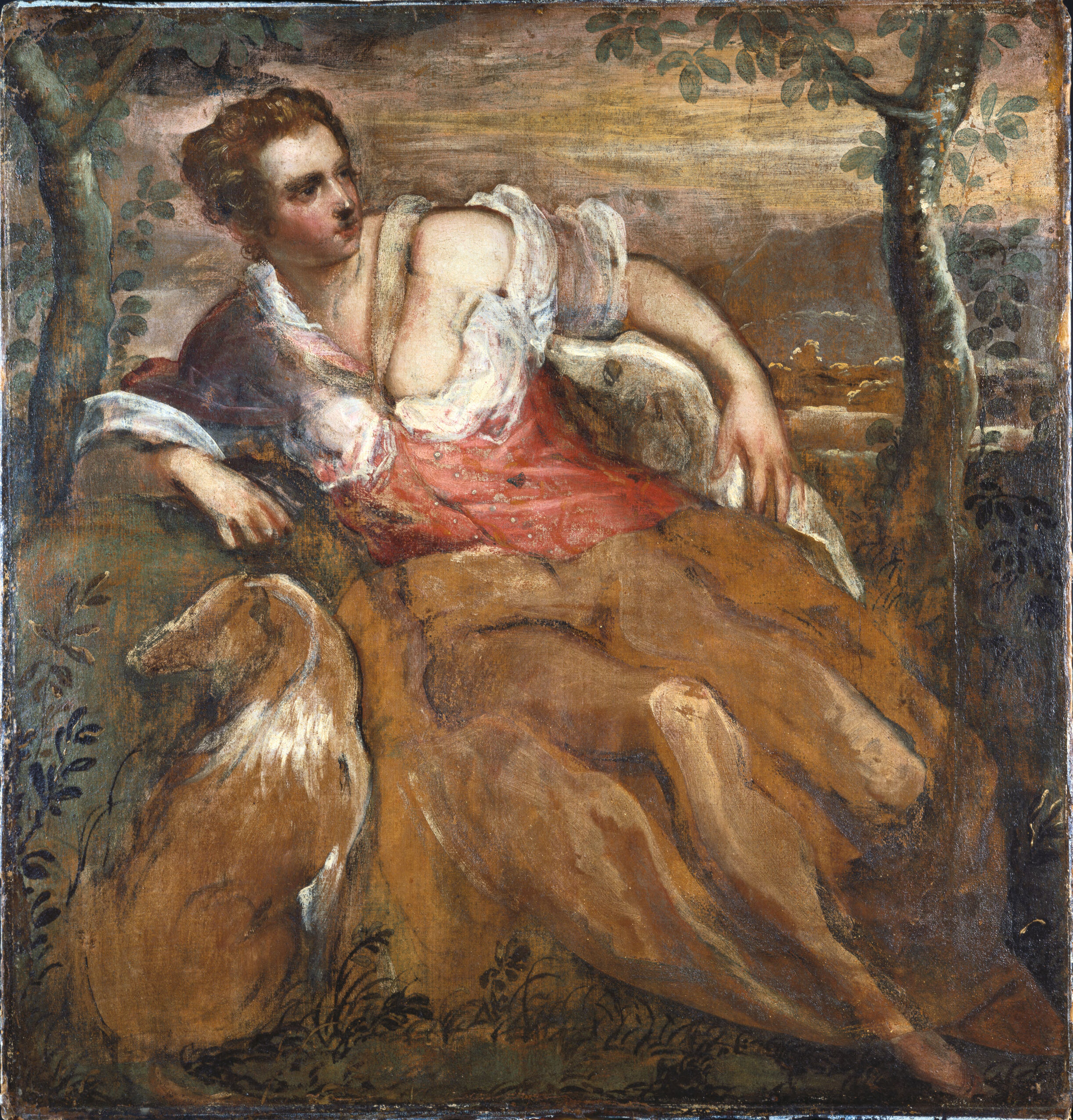 Personification of Fidelity, by Domenico Tintoretto, public domain