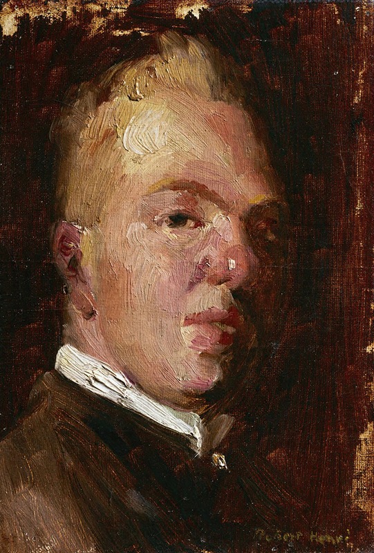 Portrait of George Luks by Robert Henri.