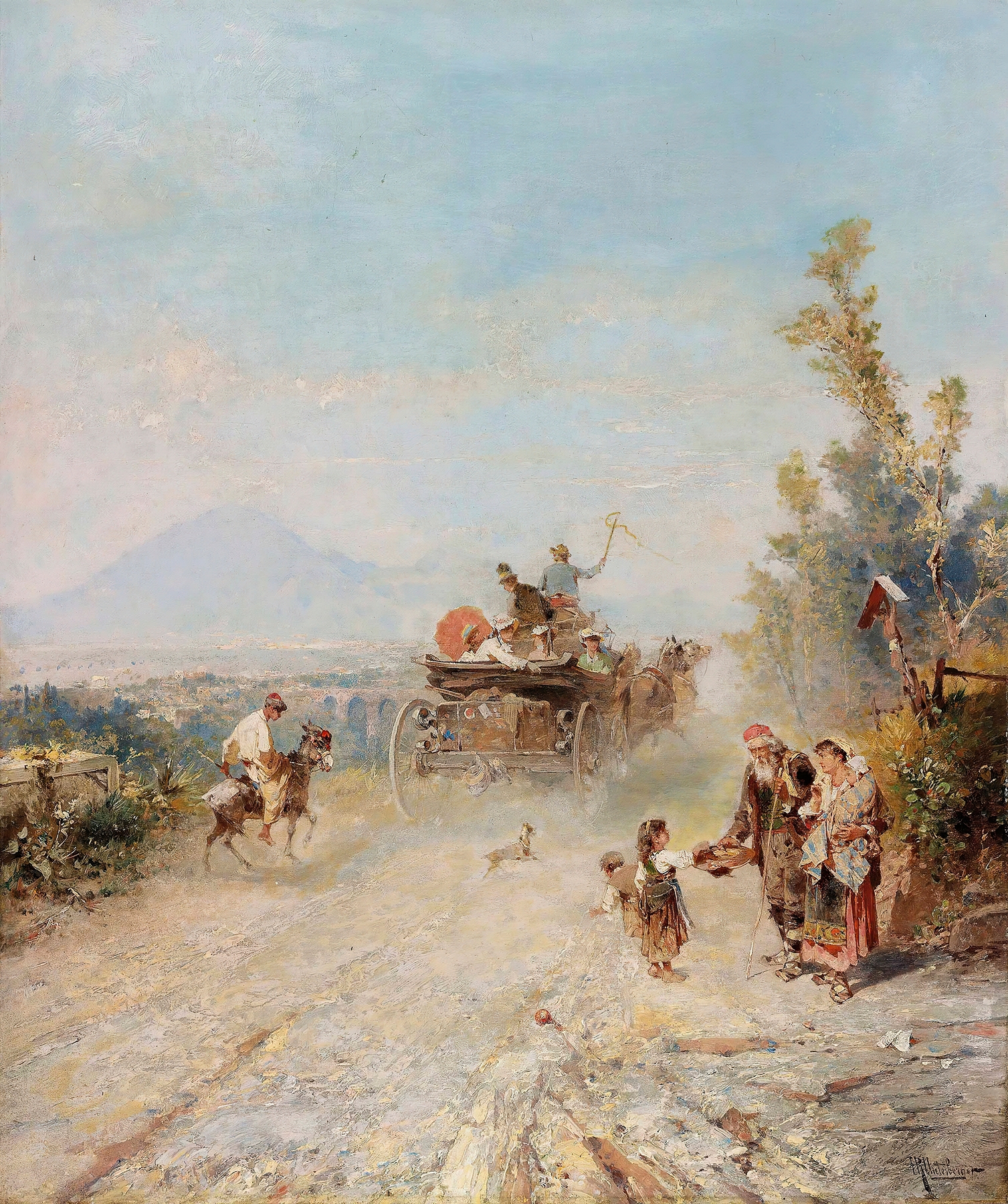 The Road to Pompeii, by Franz Richard Unterberger, public domain