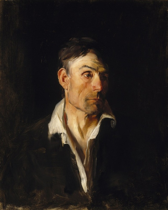 Frank Duveneck's 'Portrait of a Man' captures the essence of its subject with striking realism.
