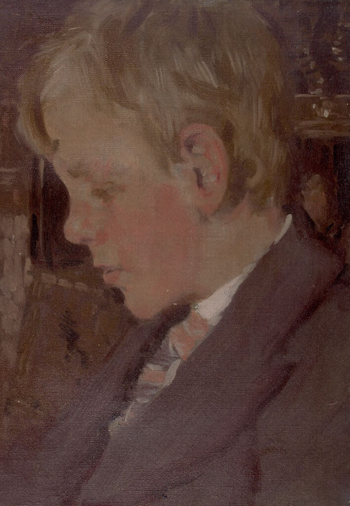 Profile Portrait of a Boy in Suit and Tie, by Denman Waldo Ross, public domain
