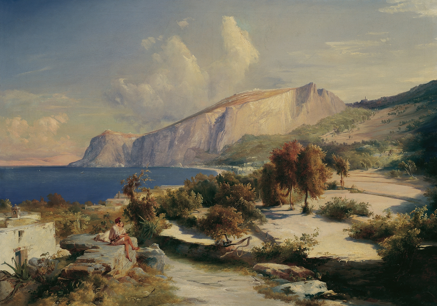 Nachmittag auf Capri, by Carl Blechen, public domain