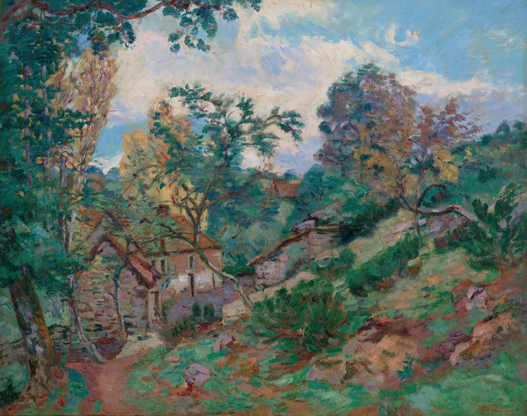 Paysage, by Armand Guillaumin, public domain