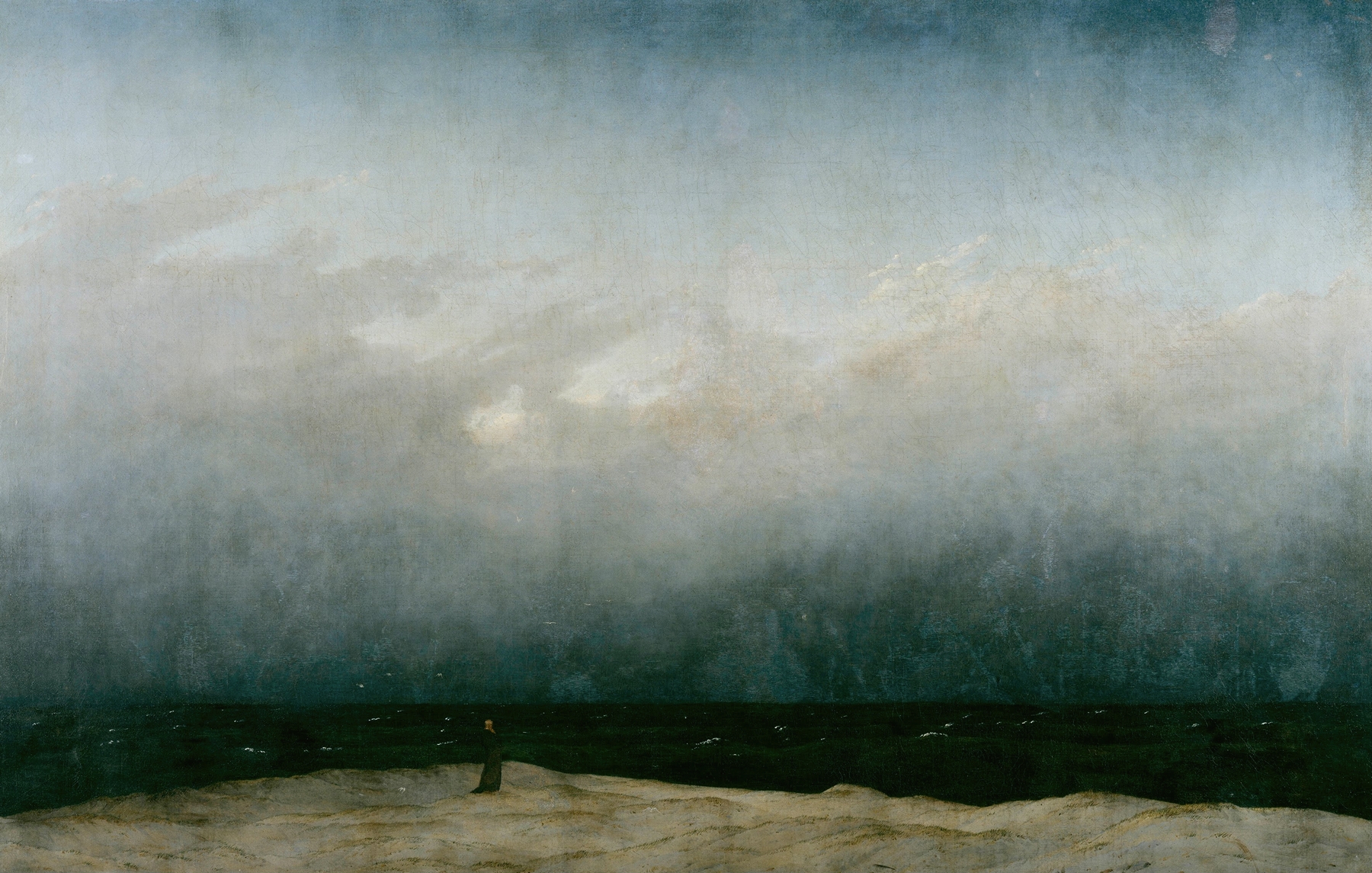 The Monk by the Sea, by Caspar David Friedrich, public domain