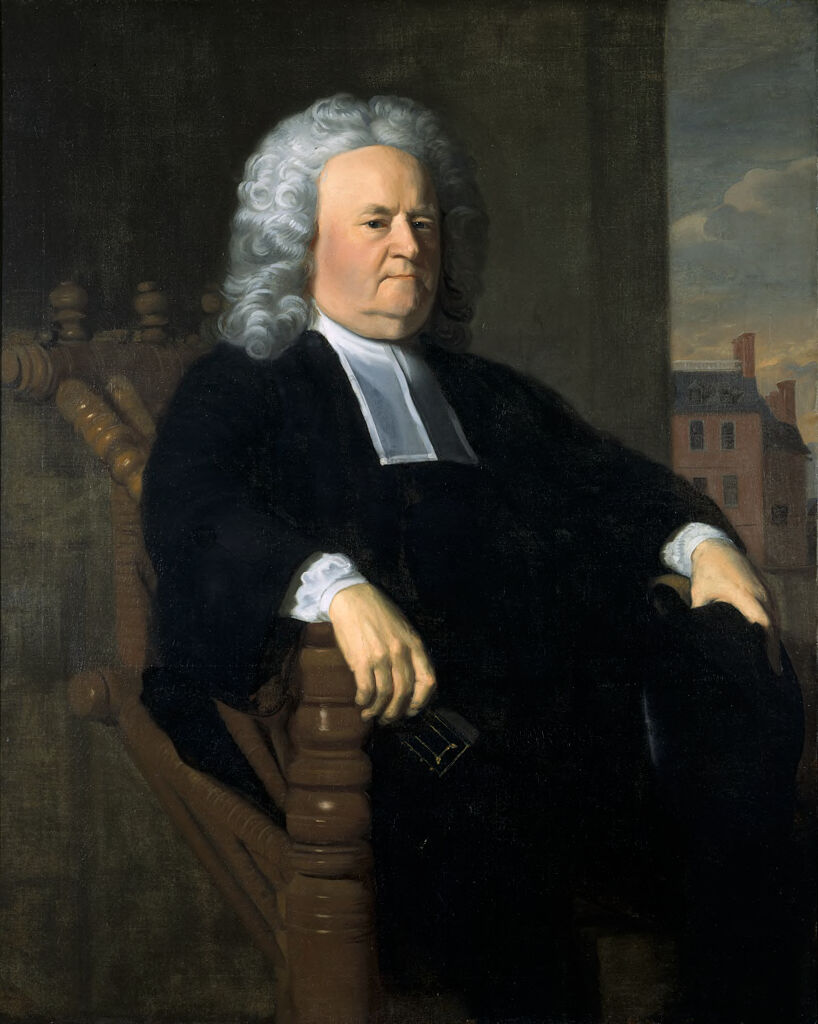 Edward Holyoke (1689-1769), by John Singleton Copley, public domain