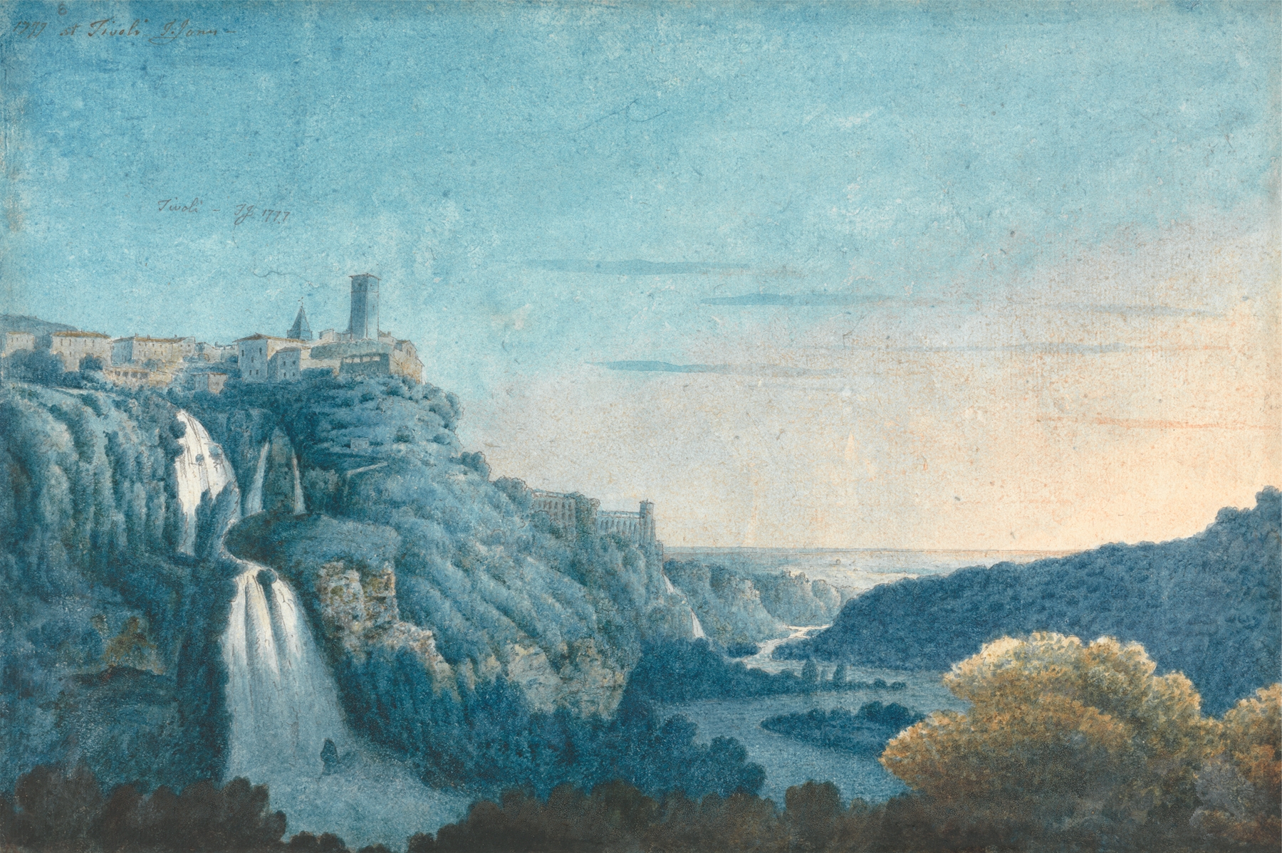 Tivoli, by Thomas Jones, public domain