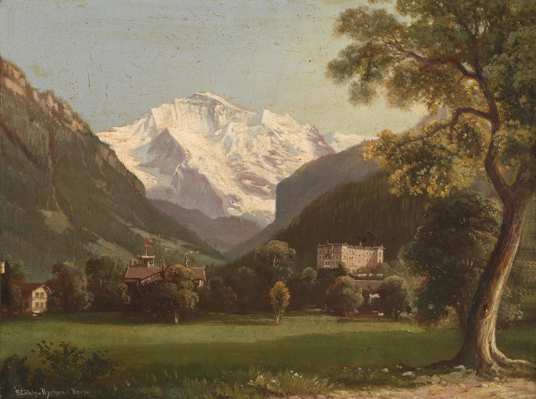 Jungfrau, by Hubert Sattler, public domain