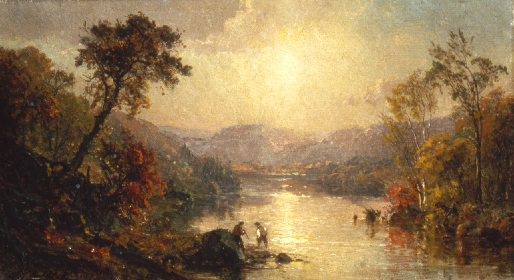 Indian Summer, by Jasper Francis Cropsey, public domain