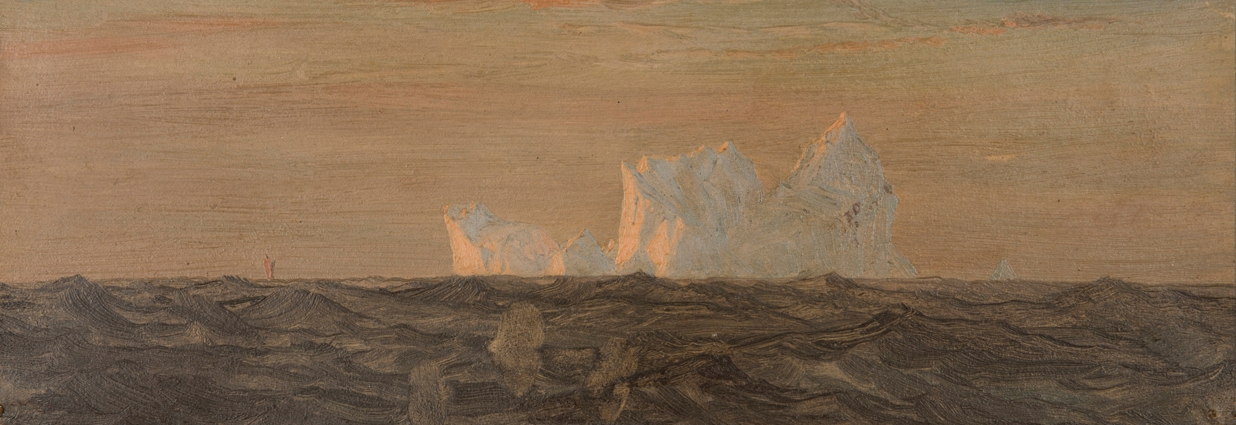 Icebergs, by Frederic Edwin Church, public domain