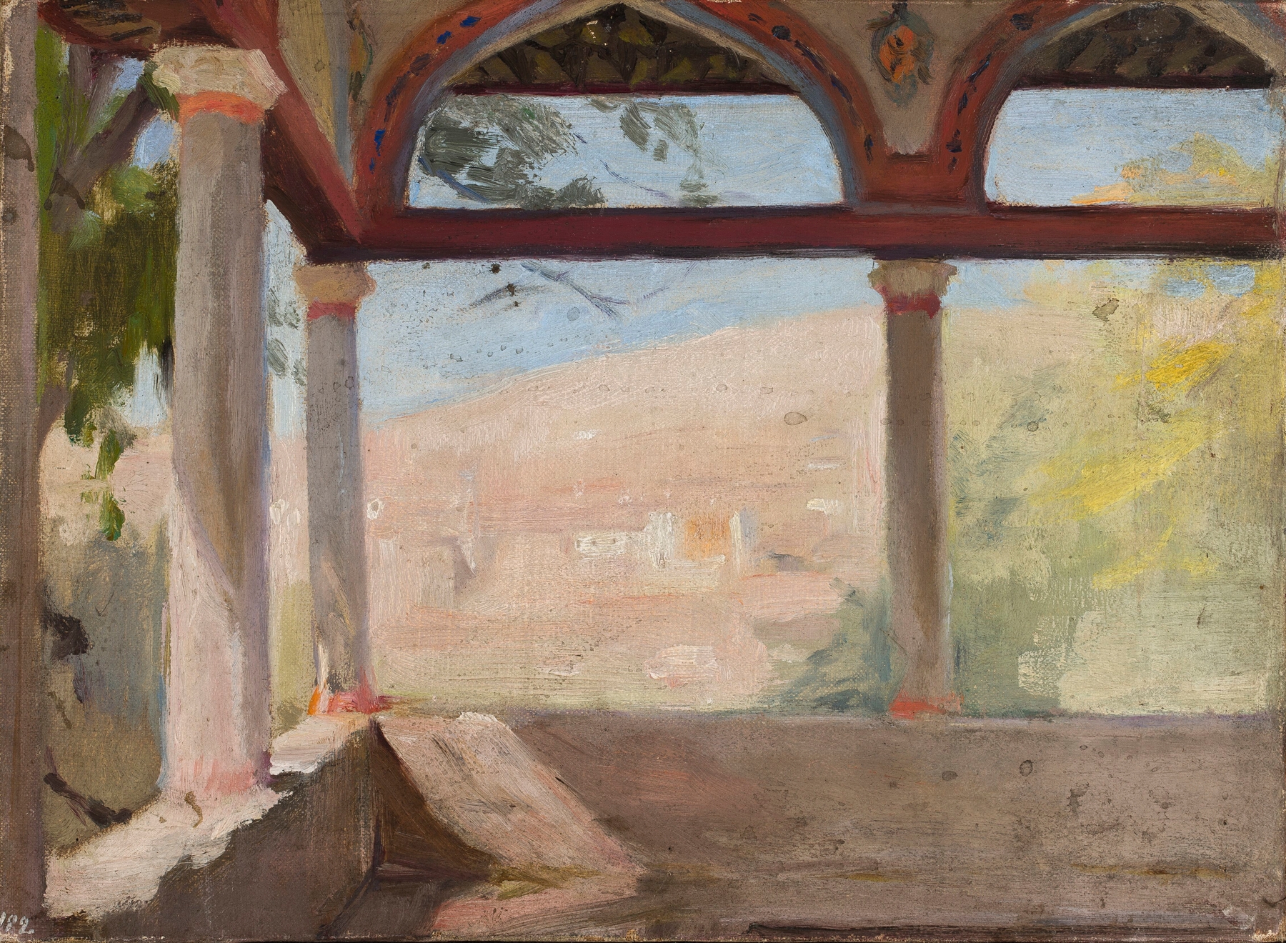 Summer house of Maria Potocka in Bakhchisaray. From the journey to Crimea, by Jan Ciągliński, public domain