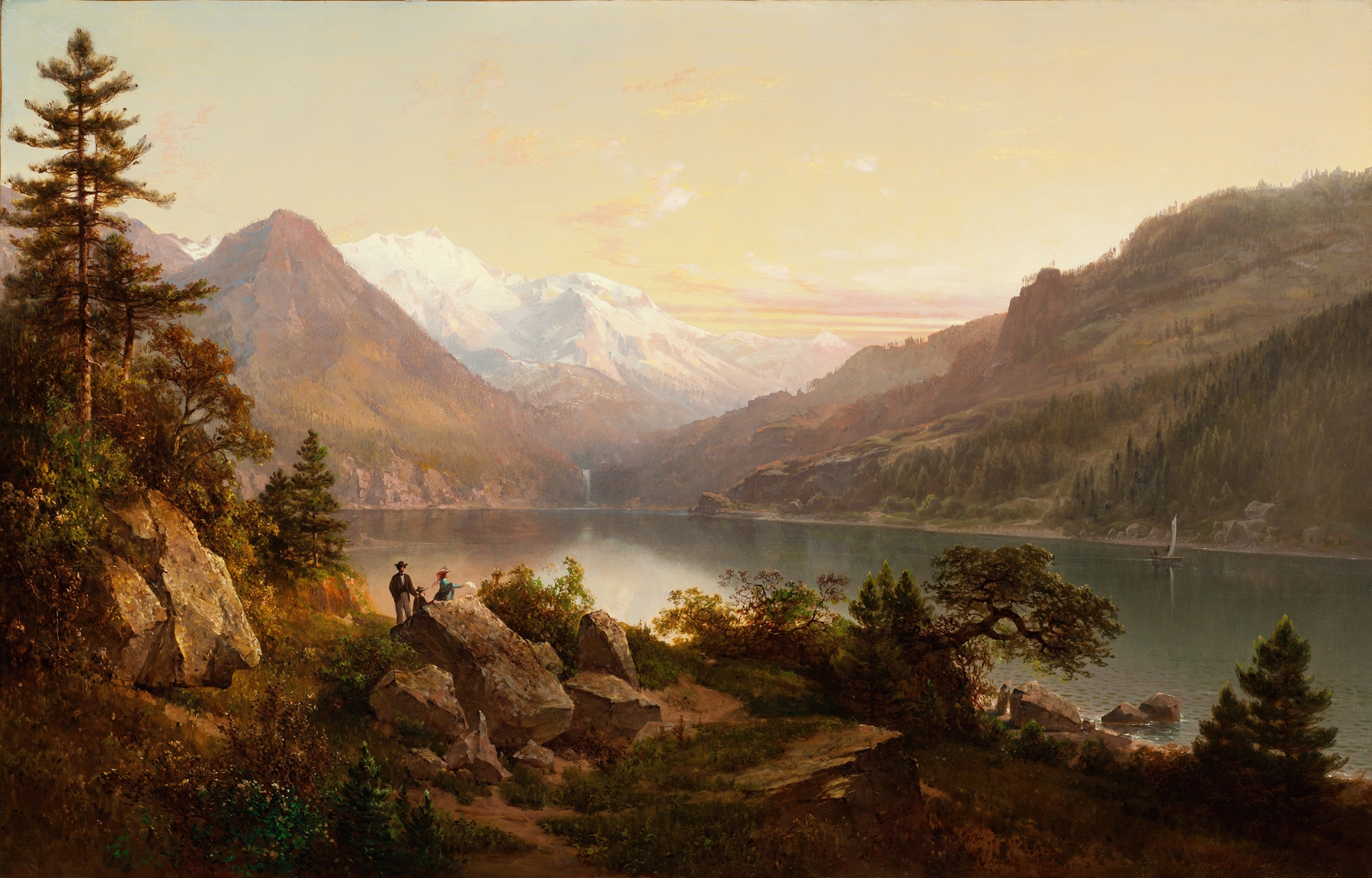 Emerald Bay, Lake Tahoe, by Thomas Hill, public domain