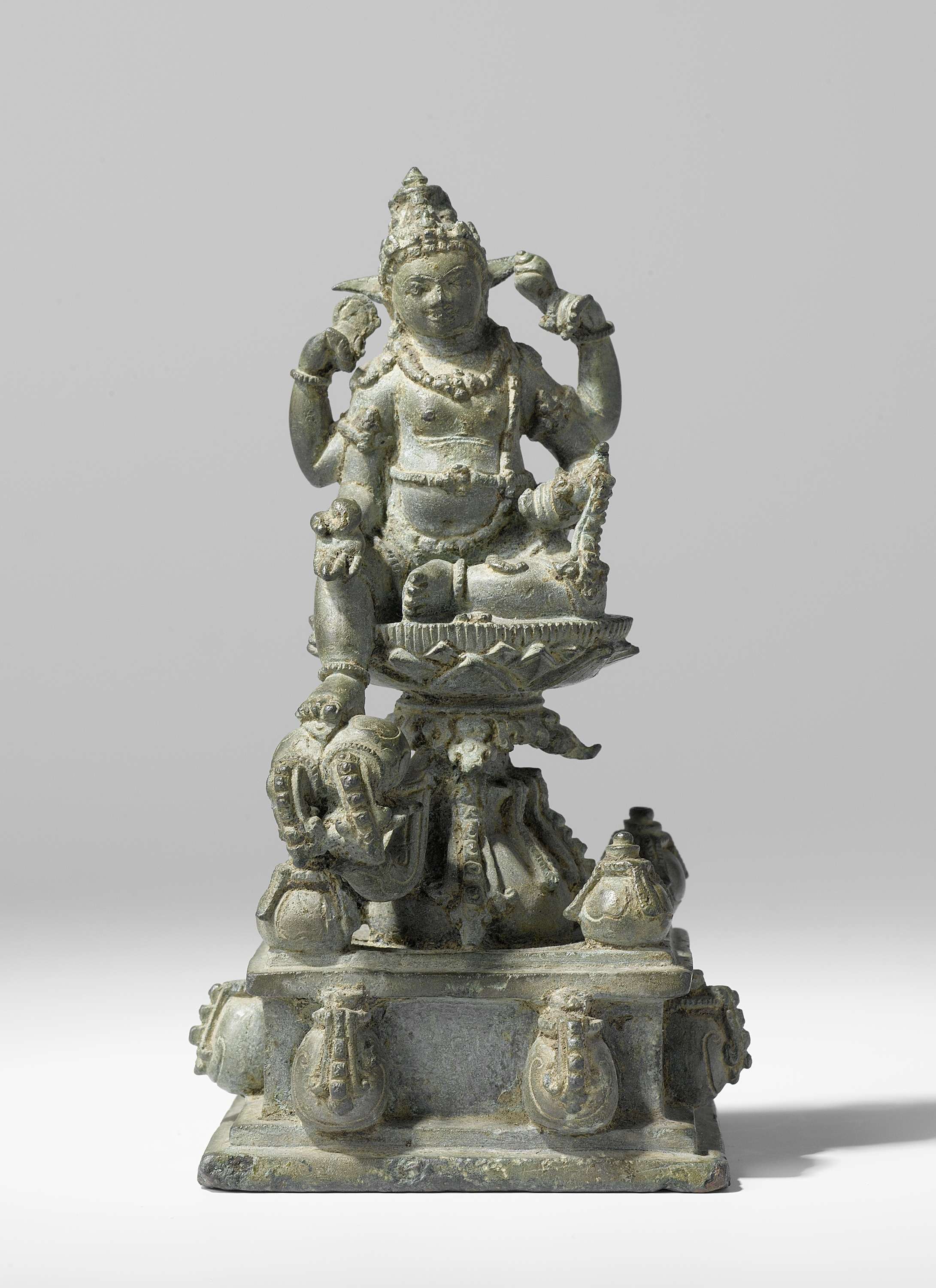 Bronze statue of Kuvera (Jambhala) by unknown artist