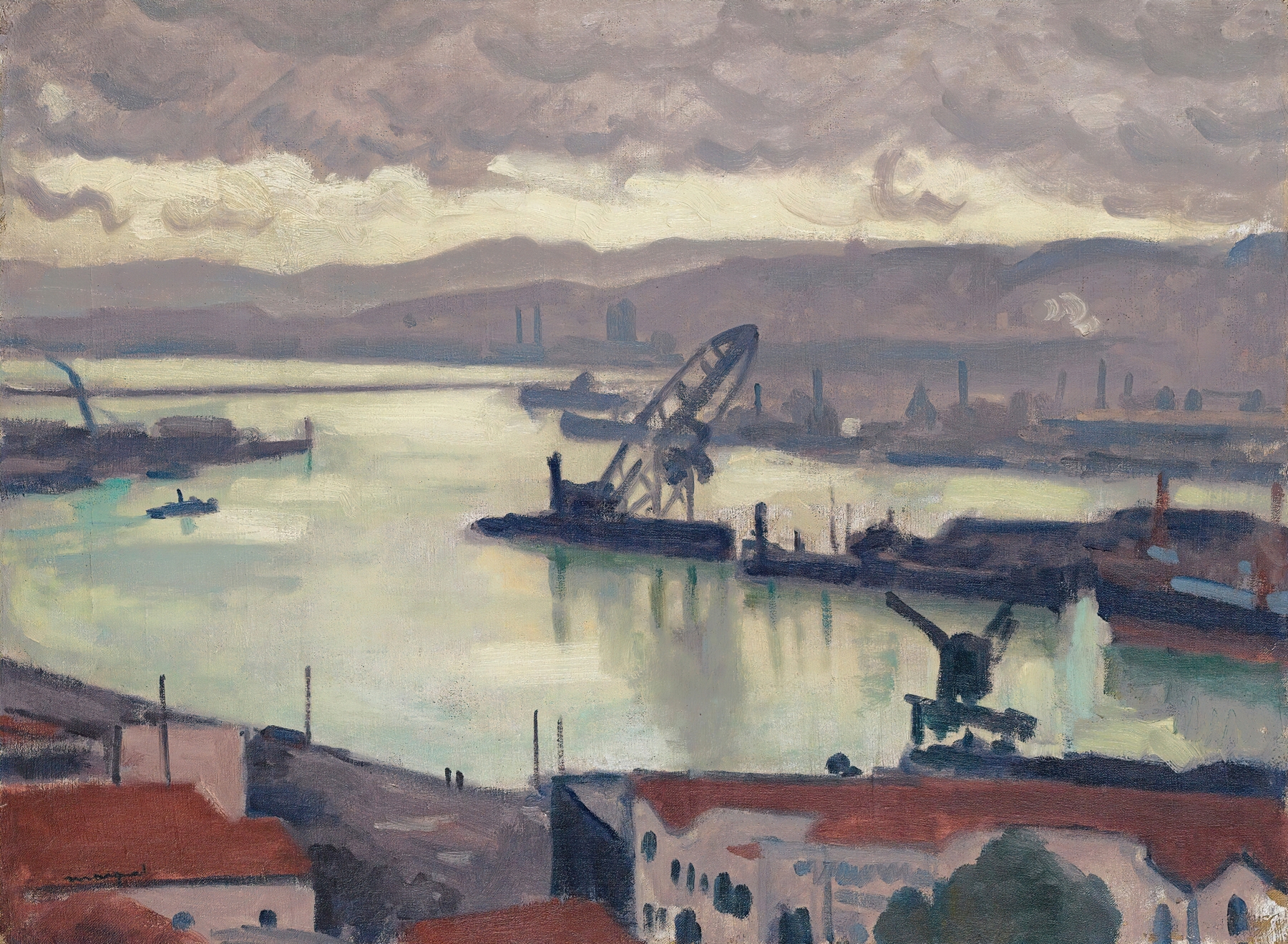 Alger, Temps Gris, by Albert Marquet, public domain