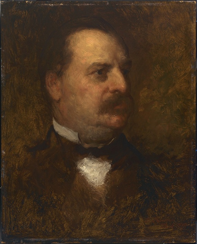 Portrait of Grover Cleveland by Eastman Johnson.