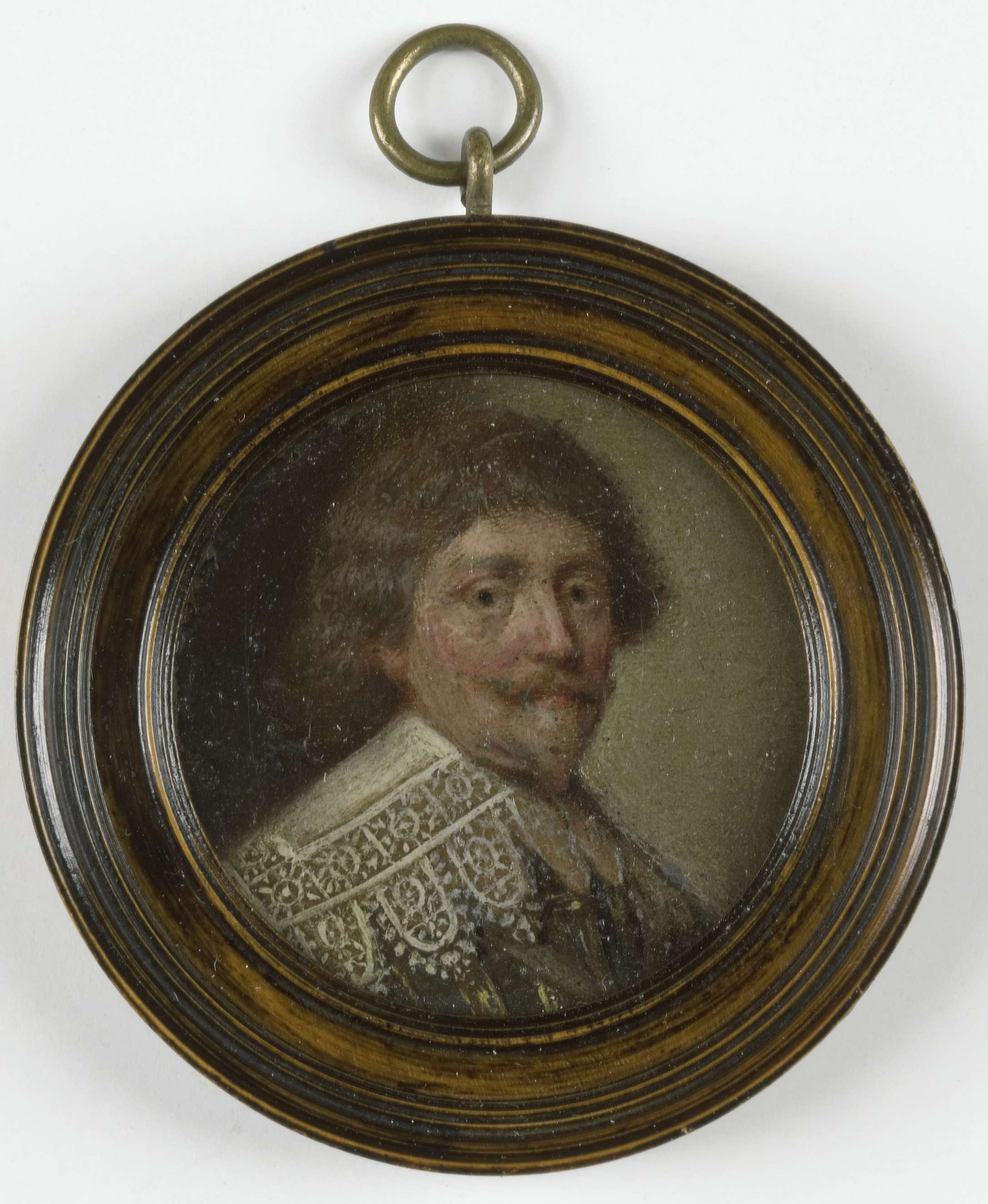 Portrait of Frederik Hendrik, prins van Oranje, metal medium by unknown artist