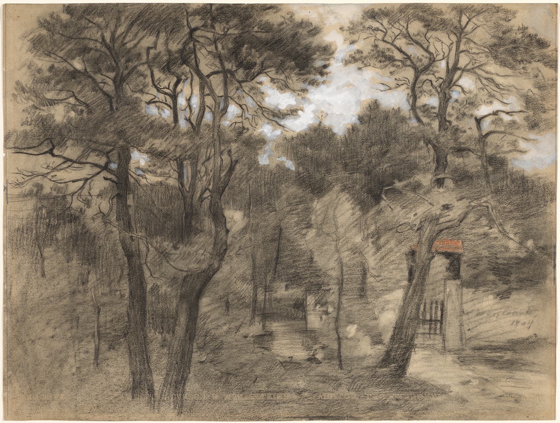 Landscape, by Lovis Corinth, public domain