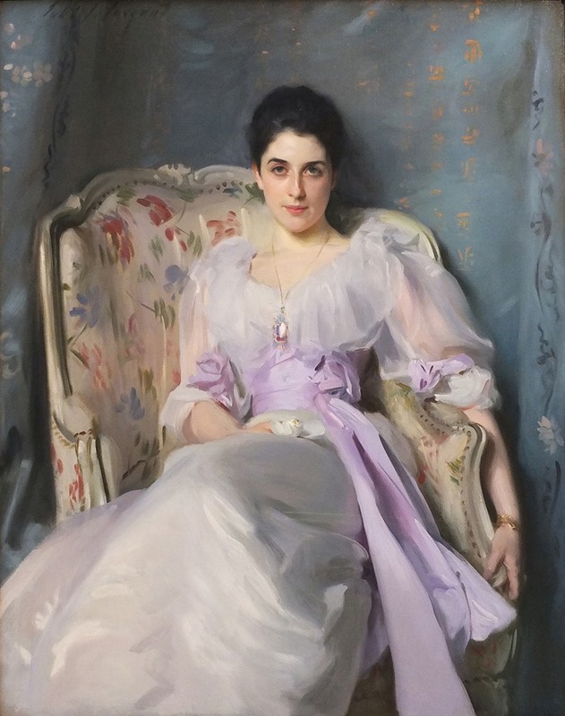 Portrait of Lady Agnew of Lochnaw by John Singer Sargent.