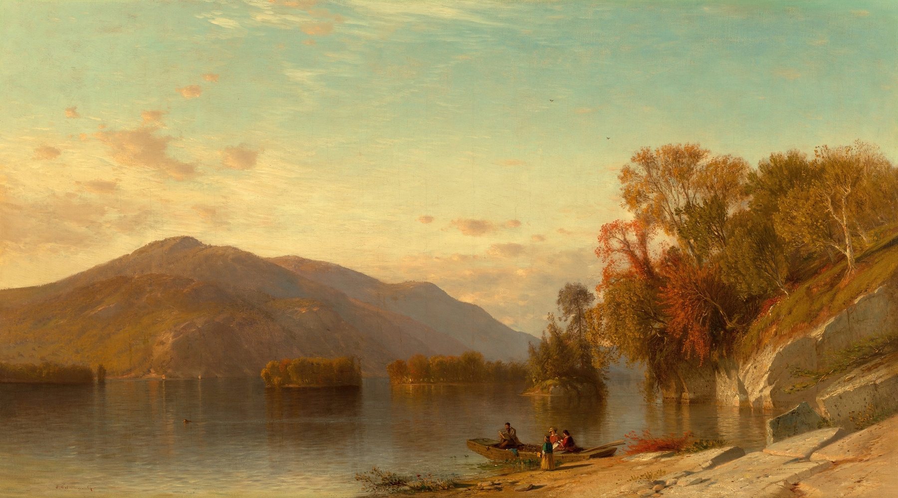 Autumn Landscape, by Samuel Colman, public domain