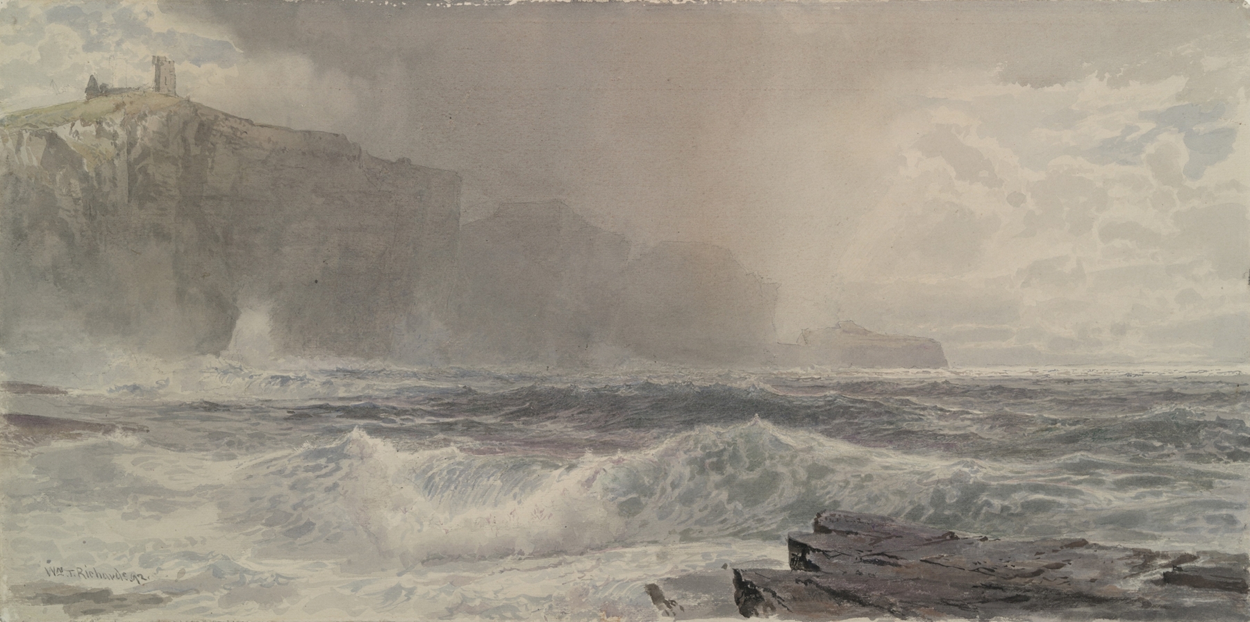 Sea and Cliffs, by William Trost Richards, public domain